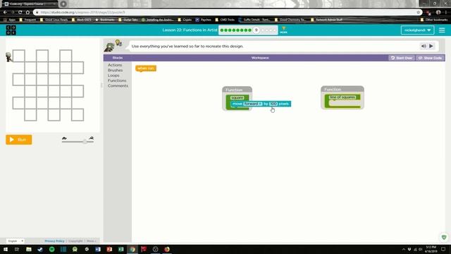 Code.org Lesson 22 All Puzzle Solutions смотреть онлайн