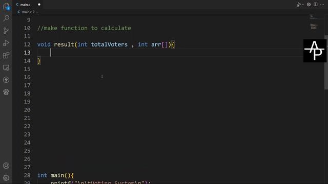 Voting system in c language || C language project