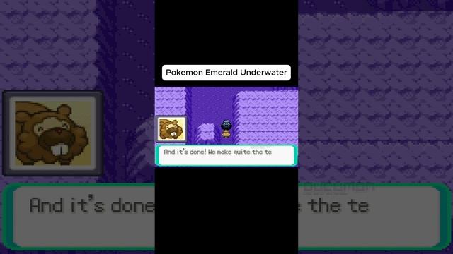 Pokemon Emerald Underwater  #ducumon #gba #pokemon #short #shorts #trending #pokemonemerald