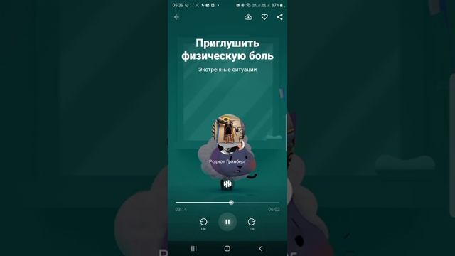 Медитация - 6 минут - Экстренные ситуации. Приглушить физическую боль.
