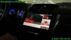 Замена магнитолы для Toyota Camry 55