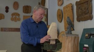 Объемная резьба "Птица". Часть 2.