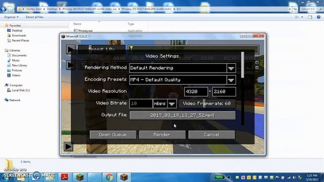 How to Install FFmpeg to the Minecraft Replay Mod! Easy Tutorial!