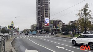 Реклама на медиафасаде в Санкт-Петербурге, ул. Варшавская 59
