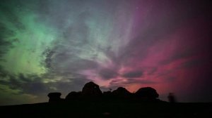 Северное сияние над Уралом. 11 мая 2024г. Аллаки.