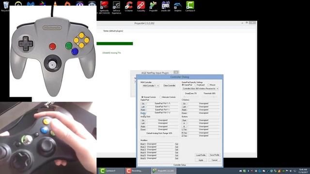 Nerd Stuff - How to Set up Xbox 360 controller with Project 64 смотреть онлайн
