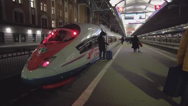 На 'Сапсане' в Москву. DJI OSMO POCKET 2