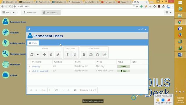 RADIUSdesk Server Coova Chilli Hotspot Captive Portal Builtin Testing On Windows Client - 2