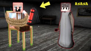 БАБКА ГРЕННИ СТАЛА РЕБЕНКОМ И ЗАТРОЛИЛА GRANDPA В МАЙНКРАФТ НУБИК В MINECRAFT ТРОЛЛИНГ ЛОВУШКА