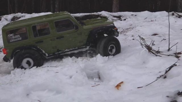 Первый тест в России Трофи 6 Масштаба Axial SCX6 Jeep Wrangler Rubicon | Rc Perm