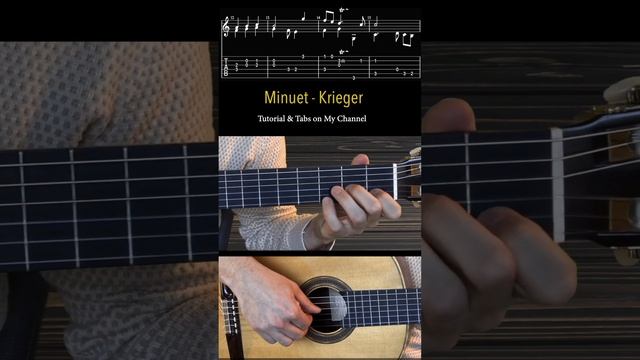 Minuet Classical Guitar на Гитаре. Уроки гитары My Guitar. Ноты и Табы гитары