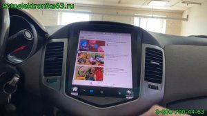 Андроид магнитола для Chevrolet Cruze 2011 года