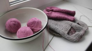 Как связать подследники на 2-х спицах.