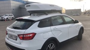 Отзыв об Автобоксе BROOMER VENTURE установелнном на LADA VESTA SW CROSS