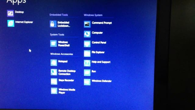 Windows Embedded 8 Standard on Dell XE2