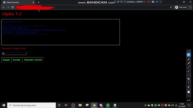 Discord (ÜCRETSİZ)1 Saniyede 5 Token Token Generator смотреть онлайн
