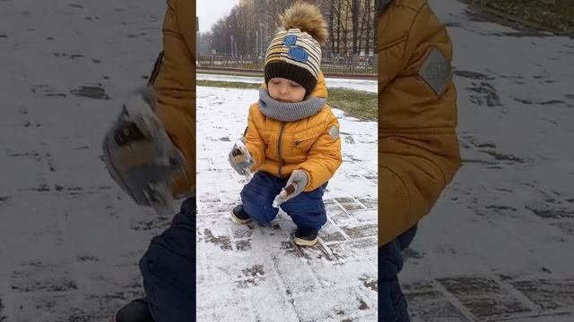 Первый снег #снег #первыйснег #snow
