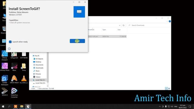 how to download & install ScreenToGif on windows 10 | Amir Tech Info смотреть онлайн
