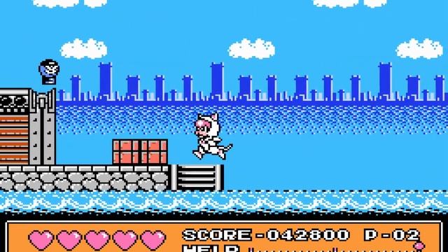 Kyatto Ninden Teyandee / Ninja Cat - Gameplay | Walkthrough (NES, Famicom, Dendy)