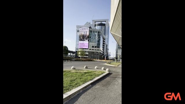 Реклама на медиафасаде в Москве, Тестовская улица, д.8 , 10 МОСКВА-СИТИ, БЦ «СЕВЕРНАЯ БАШНЯ»