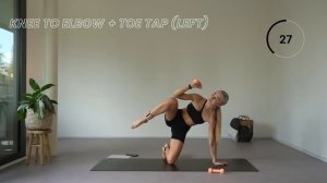 35 Min. Full Body at Home Pilates with Weights _ Legs, Inner Thigh, Glutes, Abs & Arms _ Low Impact