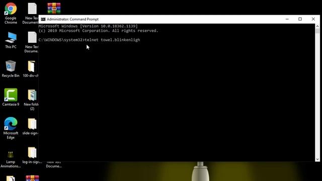 Enjoy star wars movie right there in your CMD window ||CMD  Tricks