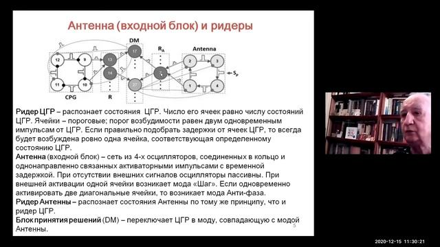 О.П.Кузнецов о статье В.К.Ванага про сети связанных химических осцилляторов и химический "мозг"