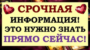 ⚡ ЭТО ТО, ЧТО ВАМ НУЖНО ЗНАТЬ ПРЯМО СЕЙЧАС! 🙏 СОВЕТ ОТ ВЫСШИХ СИЛ. 🙌