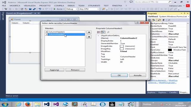 Visual Studio 2013-Visual Basic -ITA-1-Listview смотреть онлайн