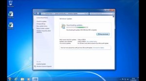 Updating Windows 7 with Windows Update