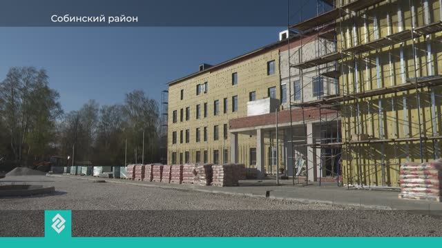 В новой поликлинике в Собинке работы завершены уже на 70%