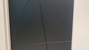 Межкомнатная дверь Граффити 5 Total Black купить со склада в Москве и МО  169.ru