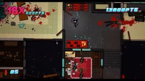 Hotline Miami 2: Hunter Red Star, The Fall, Full Combo (22x), S Rank *SPOILERS*