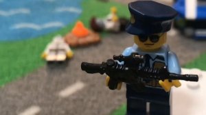 Lego swat zombie/police battle featuring Doug