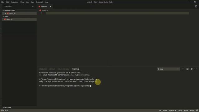 How to Install Ruby on Windows 10