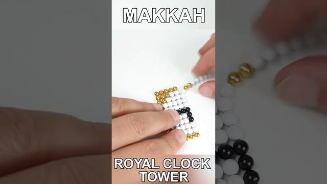 Makkah Royal Clock Tower out of Magnets