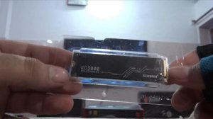 Kingston KC3000 PCIe 4.0 NVMe M.2 SSD 1TB unboxing-testing - New Build Series Part Two