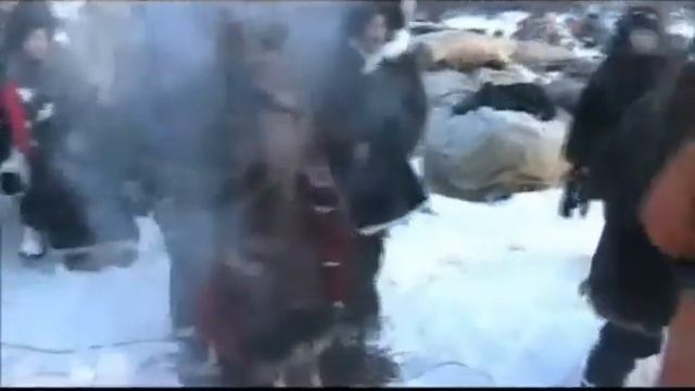 Кормление огня - обряд 2000г.