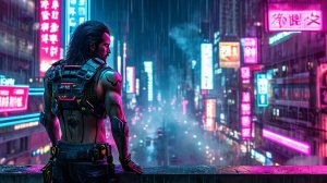 Ambient relax cyberpunk