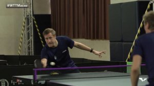Mattias Falck in Training | WTT Champions Macao 2022