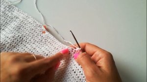 Простой топ крючком столбиками с накидом.