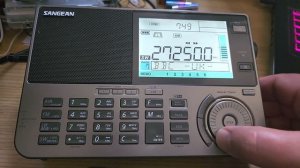 Tuning CB band 27 MHz on Sangean ats-909X2 on MLA 30 magnetic loop antenna