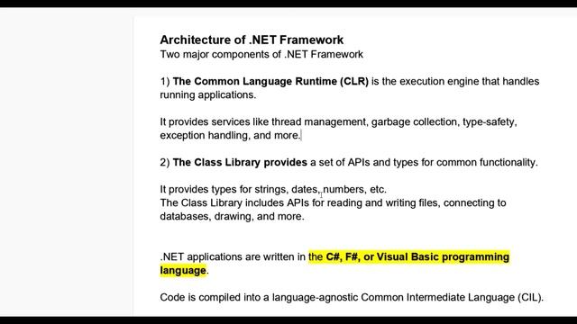 What is  .NET Framework