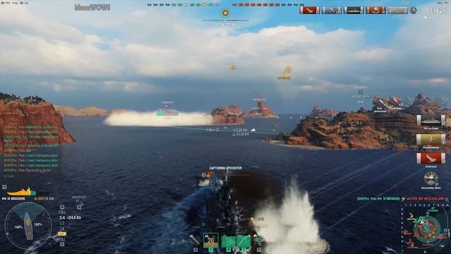 World of WarShips | Missouri | 6 KILLS | 203K Damage - Replay Gameplay 4K 60 fps