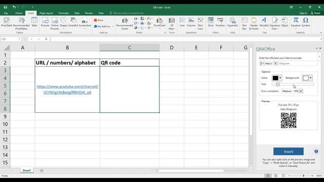 How To Create qr code in Excel | #excel #qrcode #easyway