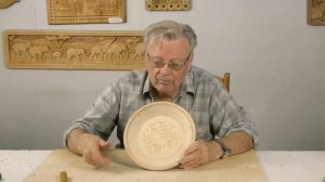 Тарелка с геометрической резьбой. Часть 1