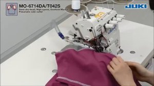 JUKI - MO-6714DA/T042S  - 4 thread Overlock Machine with Pneumatic side cutter(T042S)