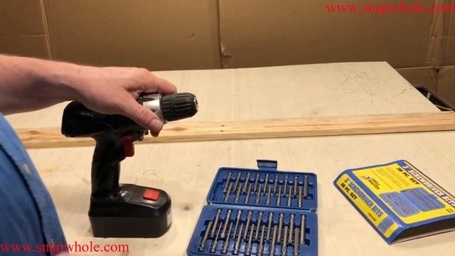 Harbor Freight 36 piece 3 inch bit Set смотреть онлайн