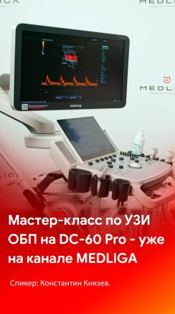 Мастер-класс по УЗИ брюшной полости на Mindray DC-60 Pro