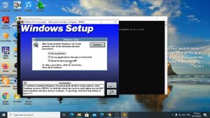 Install Windows 3.0 inside DosBox.